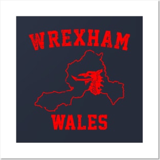 Wrexham Wales / Cymru Posters and Art